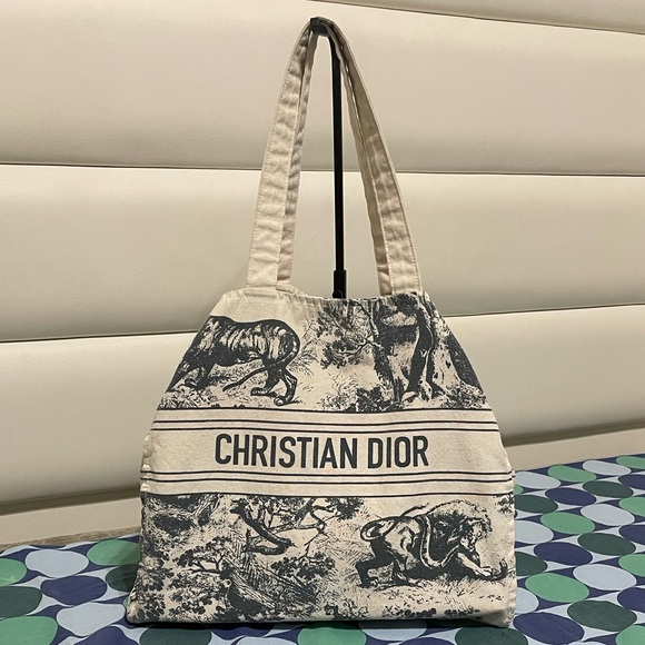 Christian Dior Novelty VIP. Canvas Tote Bag - Picture 1 of 8